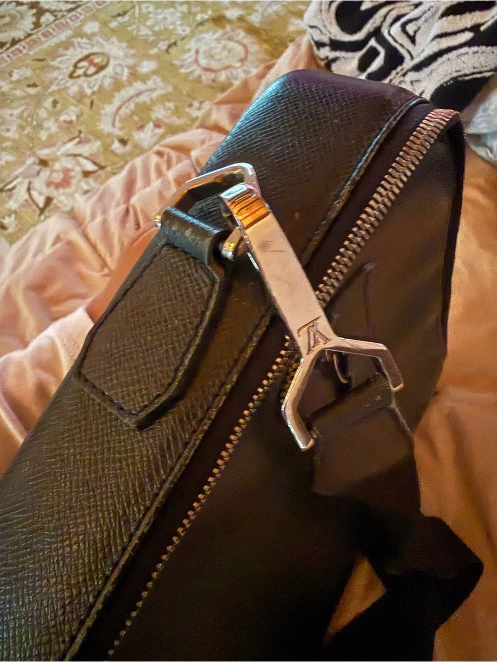 Louis Vuitton Black Epi Business Laptop Briefcase